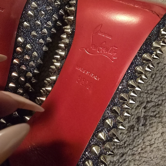 Studded Peep-Toe Heels - Picture 5 of 5